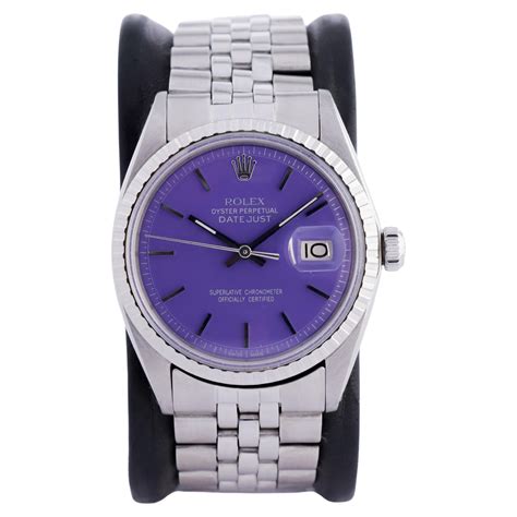 rolex oyster perpetual 77080|Rolex Oyster Perpetual purple dial.